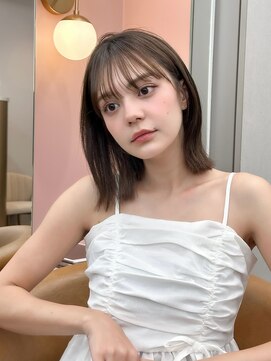 ロンドリゼル 札幌(Lond RiseL) ◯ オリーブグレー/韓国/レイヤーカット/髪質改善/縮毛矯正/札幌