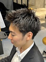 エリマ 調布(elima)&nbsp;調布メンズカット刈り上げスパイキーショート束感ショート韓国