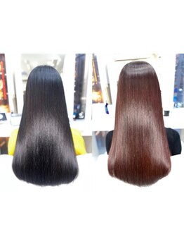 最新の縮毛矯正【メテオストレート】圧倒的なツヤ、極上の質感で仕上がり満足度◎