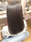 艶感カラー×ココアブラウン