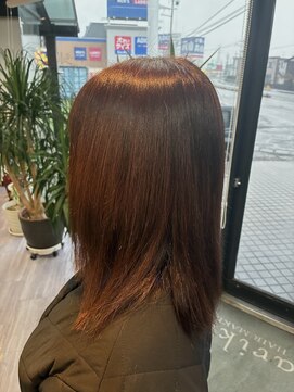 オレンジブラウン♪(坂本 萌絵)