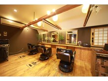 ヘアーアソシエイワイ(Hair Associe IWAI)の雰囲気（半個室での施術になります。お流しでの移動もございません。）