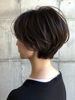 赤れんがアネックス(ANNEX)&nbsp;30代/40代/50代/60代ひし形小顔ショートボブ絶壁解消パーマ