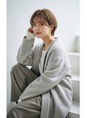 20代30代40代絶壁解消ひし形小顔前下がりショートボブ【越谷】