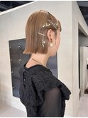 20代30代人気ヘアセット!ボブヘアセットタイトセット/中西