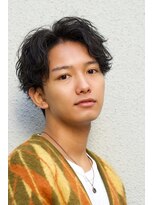 salon de MiLK 札幌大通店【サロン ド ミルク】 センターパートニュアンスパーマ【大通/メンズ】