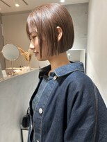 サンド 池袋 2nd(sand)&nbsp;ミニボブ/ブリーチなしダブルカラー/ベージュ