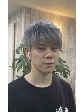 セルンティーヘアー(CERNE tie hair) ホワイトシルバー