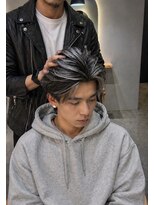 カミュー 高岳(CAMUE) 全頭ブリーチ×シルバーバレイヤージュ
