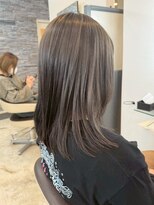ガーデン 小山店(garden)&nbsp;宇都宮顔まわりレイヤーカットブリーチなしダブルカラー髪質改善