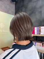 ノーヴァ バイ ボナ 前橋店(nova by bona) 【ショートボブ】透明感アッシュで叶える美シルエットボブ