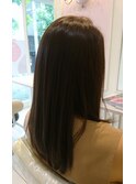 ツヤで差がつく！暗髪ロング