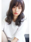 Rumor【暗髪×３Dカラー】アッシュベージュ・ジグザグバング
