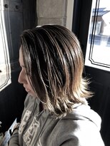 リリー(LILY)&nbsp;LILY☆切りっぱなしボブ×外国人風ハイライト☆