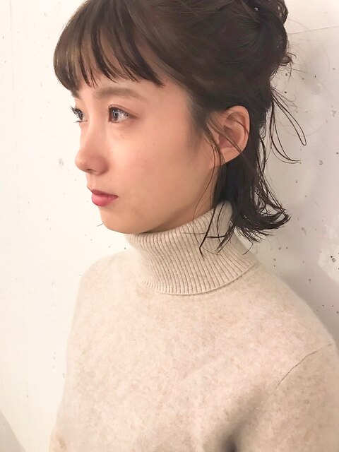 ボブ×簡単アレンジ