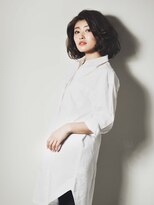 カッファ 東銀座(CUFFA)&nbsp;【CUFFA】無造作カールデザインカラー大人ボブ東銀座築地新富町