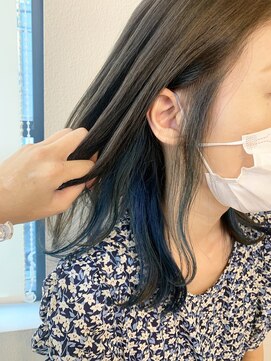 マリアバイアフロート(Maria by AFLOAT) 【お客様スタイル】インナーカラーウルトラブルー