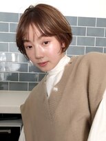 アルバム 渋谷パルコ(ALBUM) チャコールブラウン_セミウェットウェーブオリーブカラー_47059