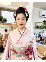 ロカット サロン(Roquat Salon)&nbsp;成人式新日本髪アレンジと着付け【ヘアセット/立川/立川南】