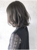 【髪質改善】透明感グレージュ《大人ミディアムレイヤーカット》