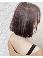 カモン(CAMON)&nbsp;[CAMON.]#ピンクベージュ#フェザーバング#内巻きボブ