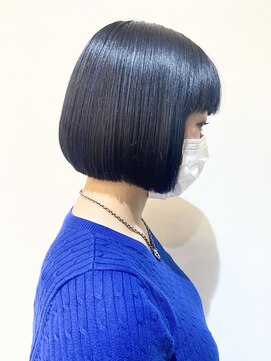 ネオリーブギンザ 銀座店(Neolive GINZA) 黒髪でもモードに決まるオシャレミニボブ☆