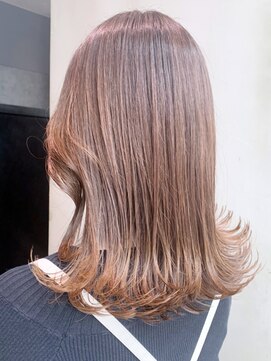 アルバム 銀座(ALBUM GINZA) セピアベージュ_くびれヘアビタミンカラー_ba339053