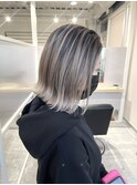 #ハイライト#グラデーション#バレイヤージュ#切りっぱなし
