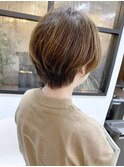 《knit銀座》大人可愛い20代30代40代ショートボブ丸み前下がり