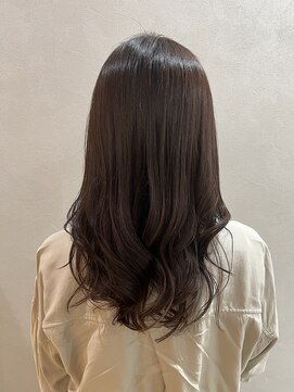 ヘアアンドメイク 心座(hair&make) 愛されるナチュラルベージュカラー