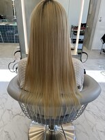 ロンドルーチェ 心斎橋(Lond luce)&nbsp;ダークアッシュ/ミディアムレイヤーカット［髪質改善/縮毛矯正］