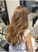 ヌーディーベージュ×美髪トリートメント(髪質改善)