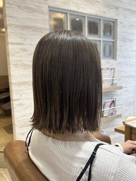 ラボヌールヘアー 宇都宮店(La Bonheur hair) 切りっぱなしボブ♪【宇都宮駅/インナーカラー】