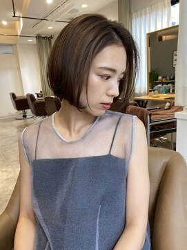 ミント 鳳(Mint.) 20代 30代 40代 大人美人 くびれヘア 艶感 結べるボブ うる艶髪