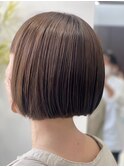 切りっぱなしボブ