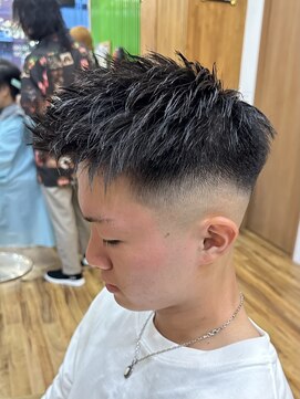 ヘアスタジオ ロメオ(hair studio Romeo) 男がアガる黒髪短髪フェード！！