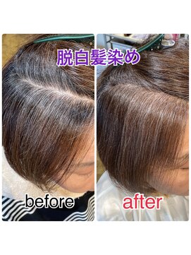 ドルチェ ヘアー 横堤店(DOLCE hair) 【DOLCE】☆お客様スタイル脱白髪、白髪ぼかし