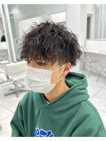 エース 岡崎店(Ace) 波巻きスパイラルパーマメンズマッシュツイストスパイラルパーマ