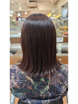 ネオフィリア 下井草店(NEO PHILIA) 外はねボブ ピンクバイオレットカラー