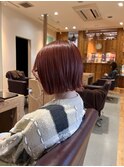 インスタ人気◎大人可愛いうるツヤ美髪×透明感チェリーピンク
