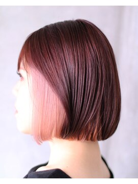 アイエムケイ(IMK) ピンクグレー/インナーカラー