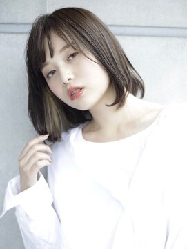 エムスラッシュ アヴェダ 自由が丘(M.SLASH AVEDA) ■M.SLASH自由が丘・91-6■インナーカラー/エアリーボブ/ミディ!