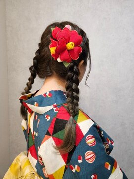 ウィスプ 赤羽店(wisp) 和装ヘアアレンジ ヘアセット 浴衣夏祭りのおしゃれに#3