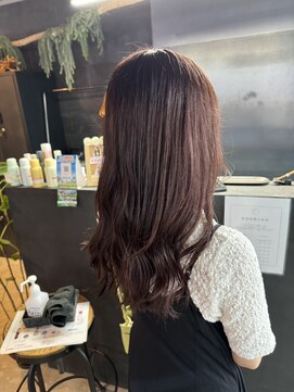 リンダイーロ(Linda Hiro) 【札幌円山】イルミナカラー/コーラルアンバー/赤髪/ロングヘア