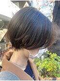 ジェンダーレス/センターパートショート