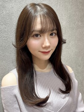 ルームバイシー 新宿(Loom. by Sea) 前髪顔まわり×レイヤーカット【新宿/韓国ヘア】