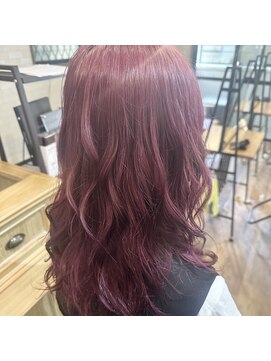 コティー(koti) 【koti】wine red(ブリーチ込)〈熊本/中央区/新大江〉