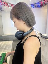 テーマ 下北沢(Thema) ボブ白髪染め白髪ぼかしブリーチなしダブルカラー下北沢