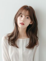 ナチュラル 新宿店(Natural)&nbsp;薄め前髪で垢抜け！ナチュラルブラウン★