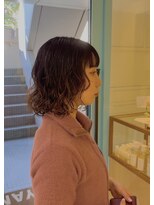 シアン 栄店(CYAN.)&nbsp;ゆるふわパーマで可愛い！ボブヘア